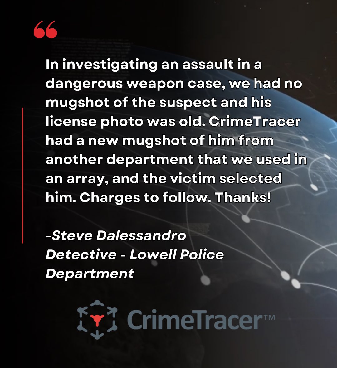 Crime_Tracer's tweet image. Generate immediate investigative leads with a proven tool used by 2,500 agencies. CrimeTracer!
Learn more: soundthinking.com/law-enforcemen…