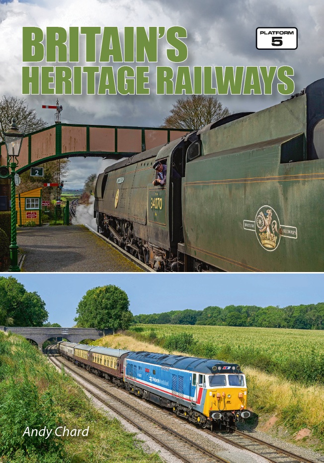 AndyChard1's tweet image. My new book is out now. It has fully updated listings for the 106 different standard gauge heritage railways in Britain. You can get £3 off with promo code BHR and more details are here: tinyurl.com/8b8ntwrj