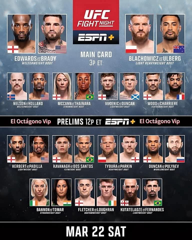 MMASPORTX's tweet photo. No, no ciekawie zapowiada się to UFC...🔥💪

#mma #sport #walki #ufc #ufcfightnight #sportywalki #sport https://t.co/72Q4QORdDQ