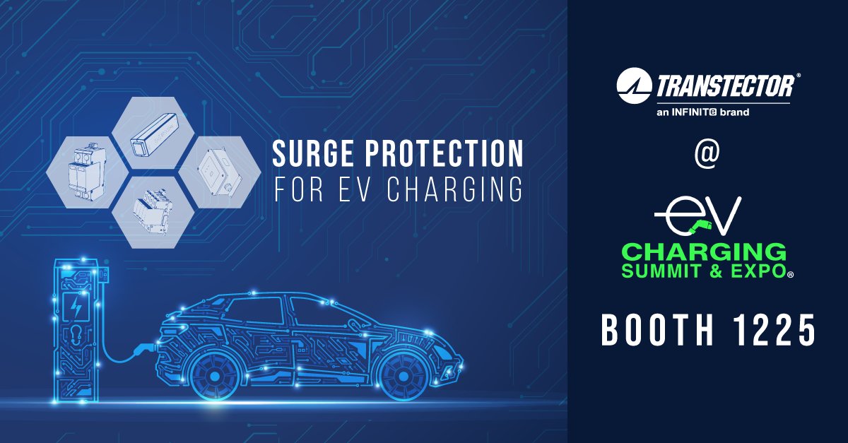 If you are attending the EV Charging Summit &amp; Expo in Las Vegas (March 25-27), visit Transtector at Booth 1225 to discover how our EV charging surge protection solutions can safeguard your infrastructure.

#Transtector #EVSummit2025 #InfiniteElectronics #SameDayShipping