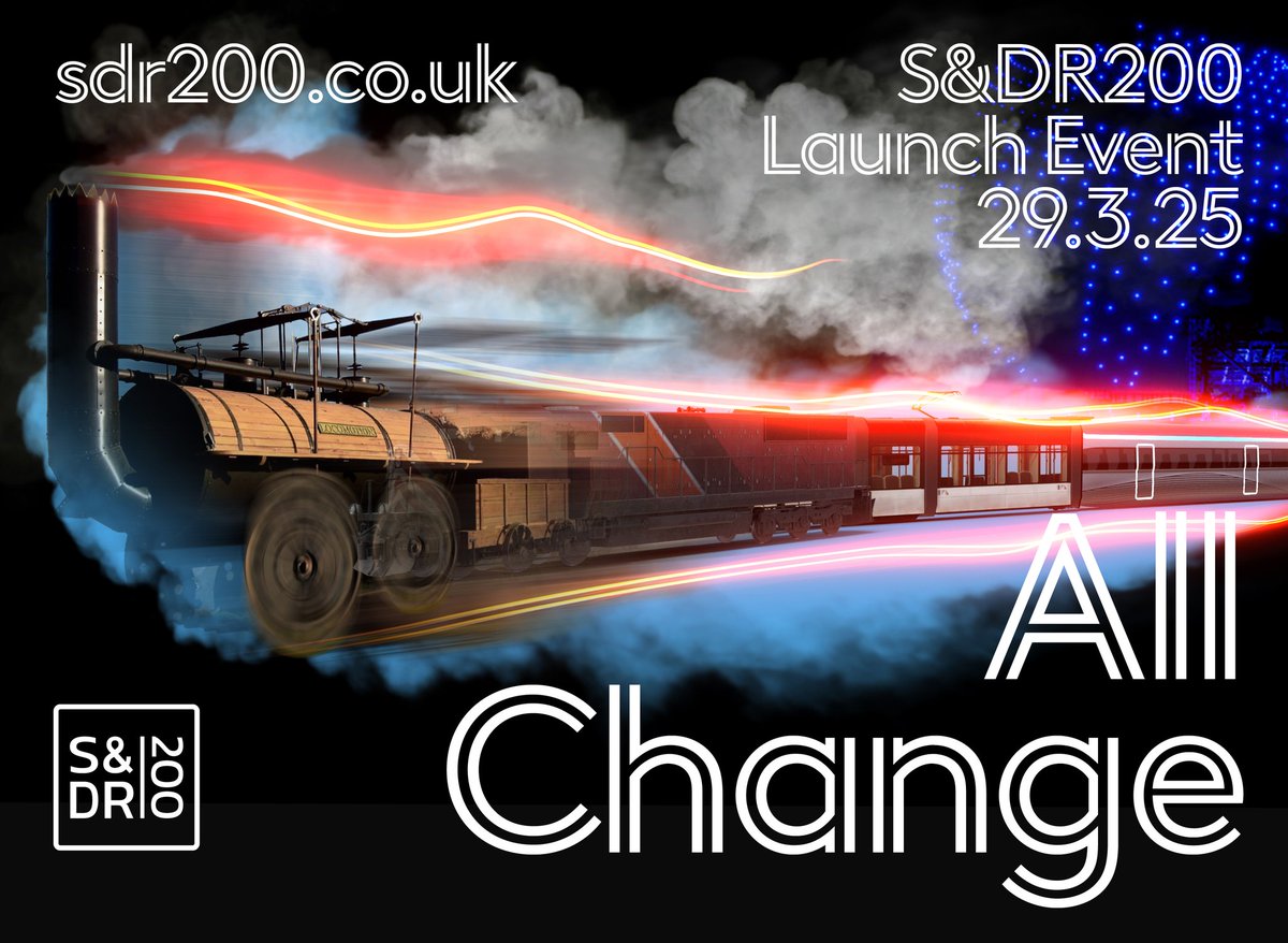 ⭐️Tickets are leaving the station ultra-fast for the Opening Event of the spectacular <a href="/sdrfestival/">S&DR200</a> - All Change! Travel through time with a spectacular drone show from SKYMAGIC &amp; live performances from <a href="/ImitatingtheDog/">imitating the dog</a>. Saturday 29th March.🎟⏩ sdr200.co.uk/all-change-ope…