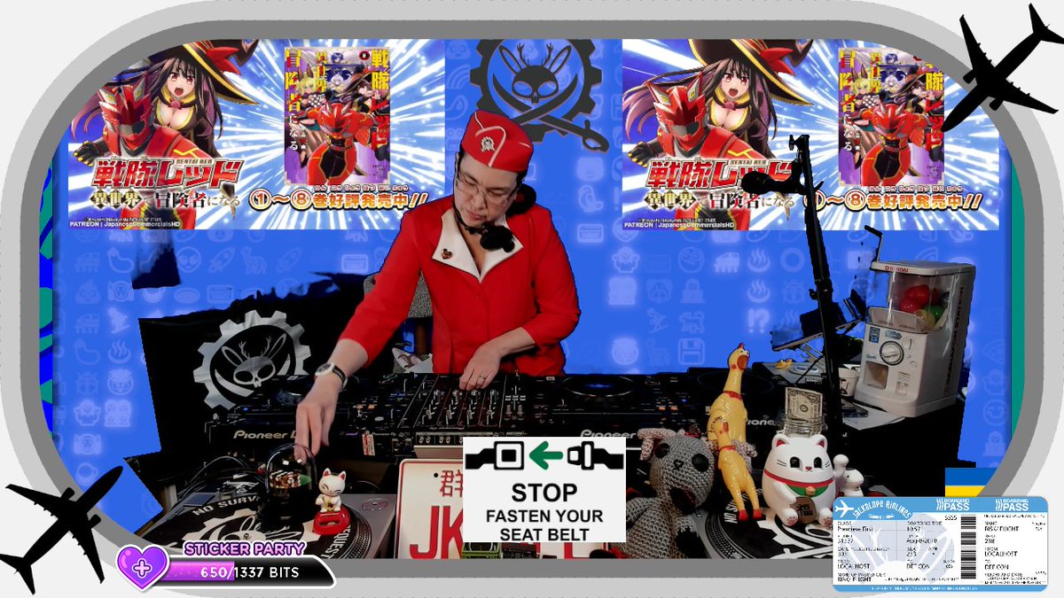 Need some tunes to keep you awake? Its a MissJackalope - Jackalope Airlines Red Stewardess replay! Drum and Bass Mix youtube.com/watch?v=K-zw5o…

#missjackalope #defcon #jackalopeairlines #dnbmix #drumandbassmmix
