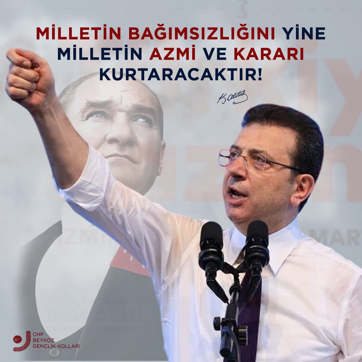 Korkuyorsunuz!
Halktan, sandıktan, adaletten korkuyorsunuz!
Çünkü biliyorsunuz, bu düzenin sonu geldi!

Hukuku çiğneyerek, iradeyi gasp ederek, milletin önüne set çekebileceğinizi sanıyorsunuz! Ama nafile! Bu millet iradesine sahip çıkacak, sizi tarihin çöplüğüne gömecek!