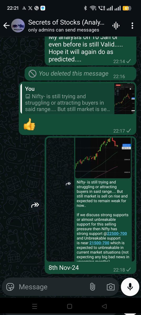 Secretsofstocks's tweet photo. Hope for good... 👍

#nifty50 #sensex #trading https://t.co/w0511toKVw