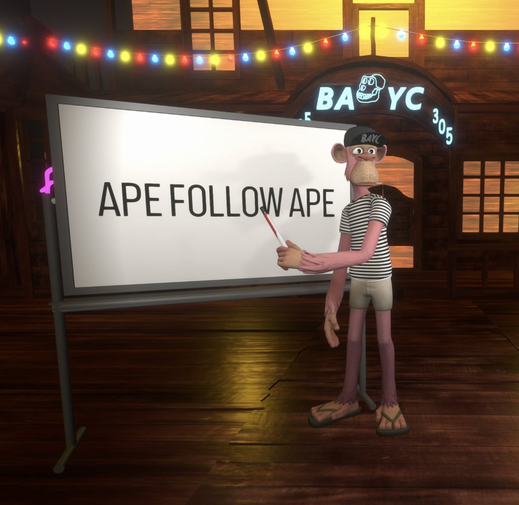 Apes follow Apes — drop your PFPs below. 

Let’s get some follows going and show love to the fam.