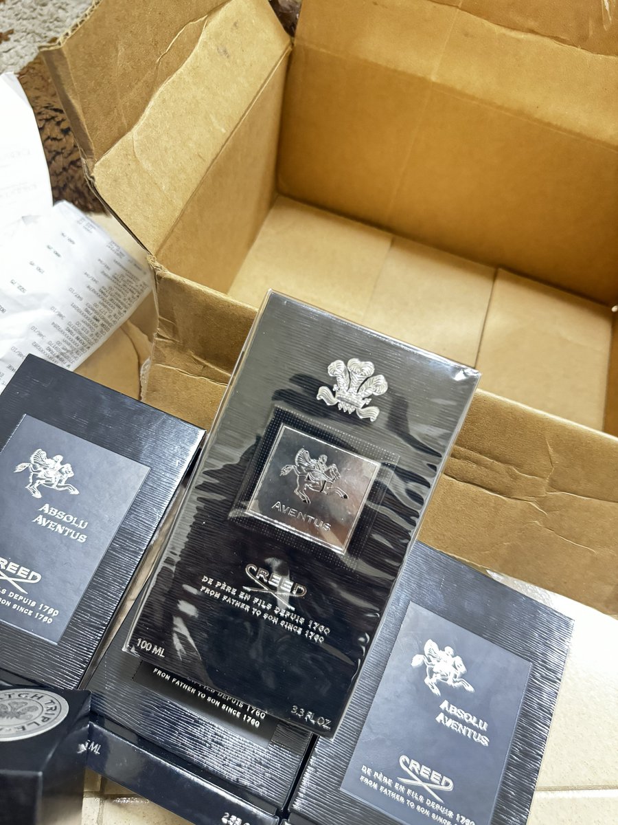 khobbyshubgh's tweet photo. Original Creed Perfumes available 
 
Royal oud 100ML

Millésime Impérial 100ML 

Aventus 100ML 

Absolu Aventus 75ML https://t.co/PH0dMQH5ZY