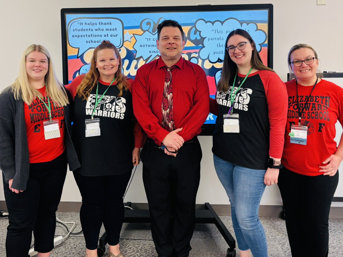 MrsGeis_efhs's tweet photo. @EFMSWarriors did a great job presenting at the PBIS Coaches Networking &amp; PLC Meeting this morning! Proud of our Warrior friends! @Mr_Popowitz @MrsABoykin101 https://t.co/w36I9QyjhX