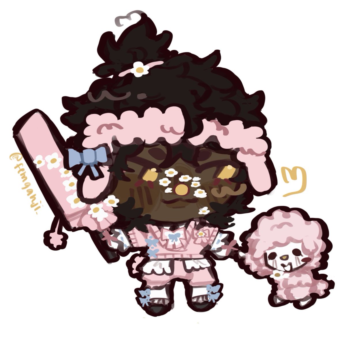 i beg all ganji artists to draw this sanrio crossover design PLEASE.