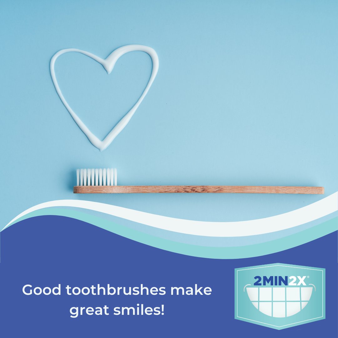 brush2min2x's tweet image. Keep your gums happy with the right toothbrush! Soft bristles are gentle on gums while effectively cleaning your teeth, reducing plaque buildup and keeping your smile healthy. Make your toothbrush your best tool for gum care!

#HealthyGums #ToothbrushTips #OralHealth #BrightSmile