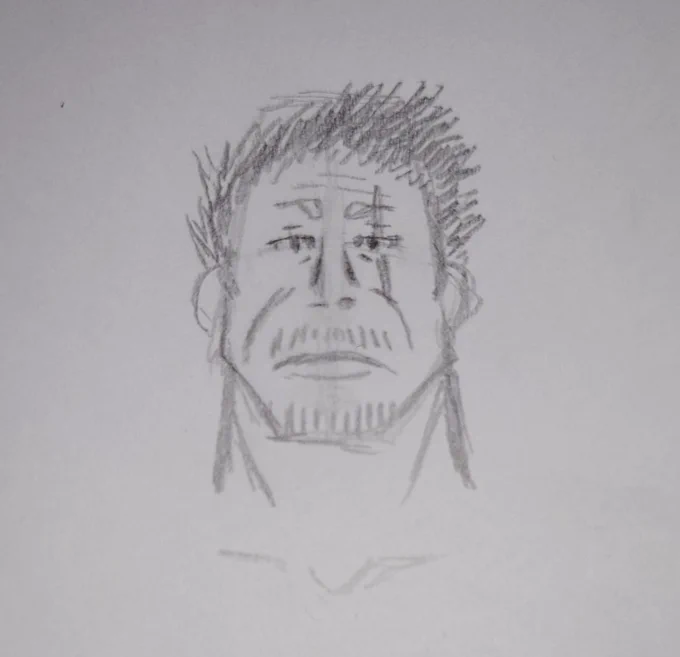 布団でワイルズの自キャラ描く。 