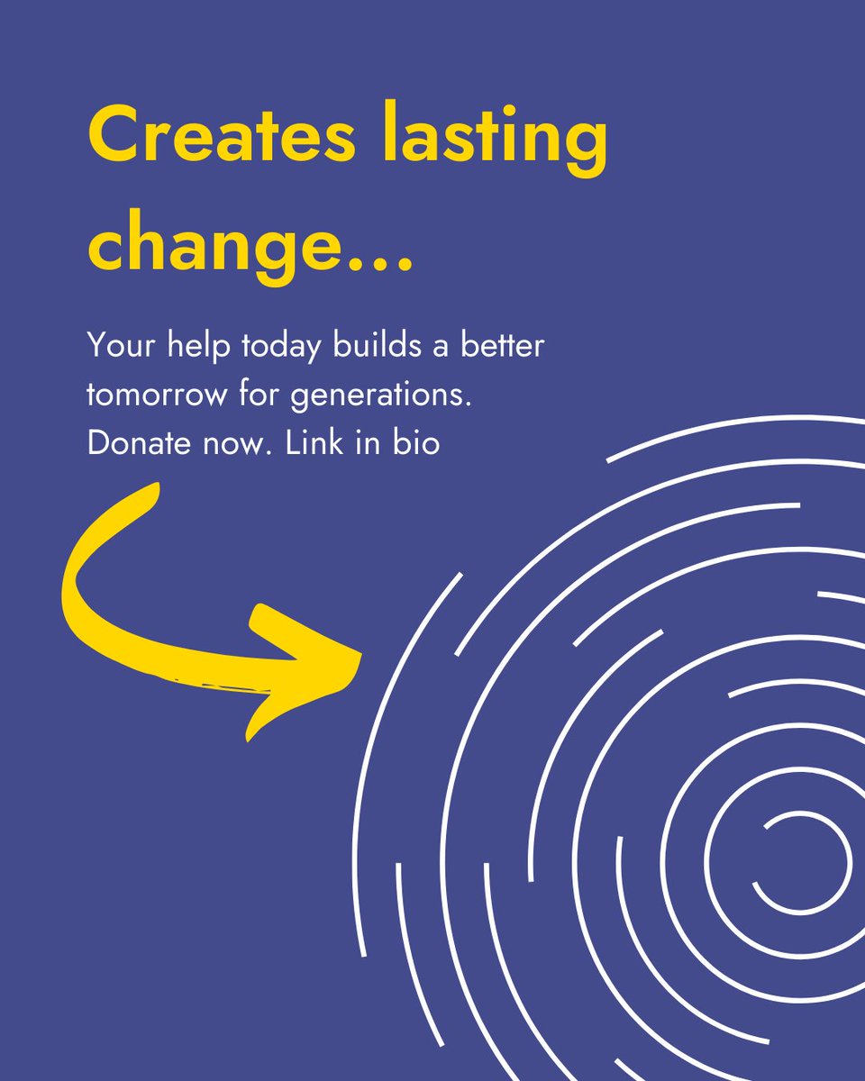 Your donation is more than a gesture—it’s a lifeline. Every contribution creates a ripple effect of change. All donations will be matched by Aviva at no extra cost to you. Link in bio