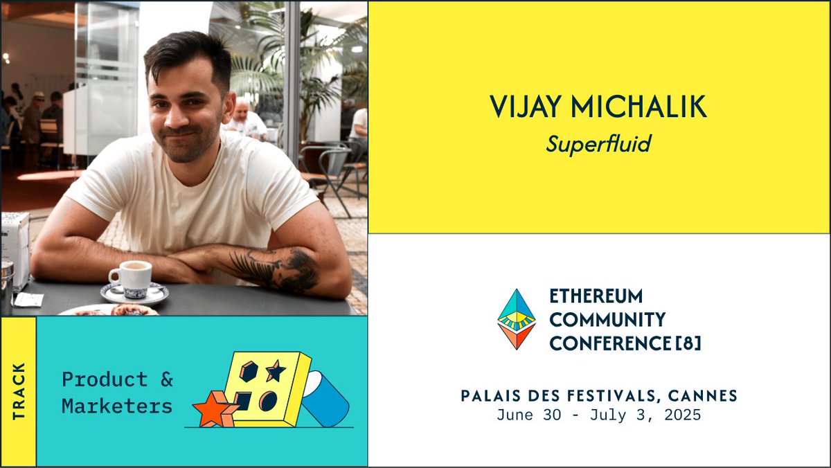 Say hello to more EthCC[8] speakers! David Sneider from Lit Protocol  (@davidlsneider) Track: 🤖 AI Agents and Automation Vijay Michalik from  Superfluid (@vijaymichalik) Track: 📢 Product & Marketers hellwolf from  Superfluid Foundation (@