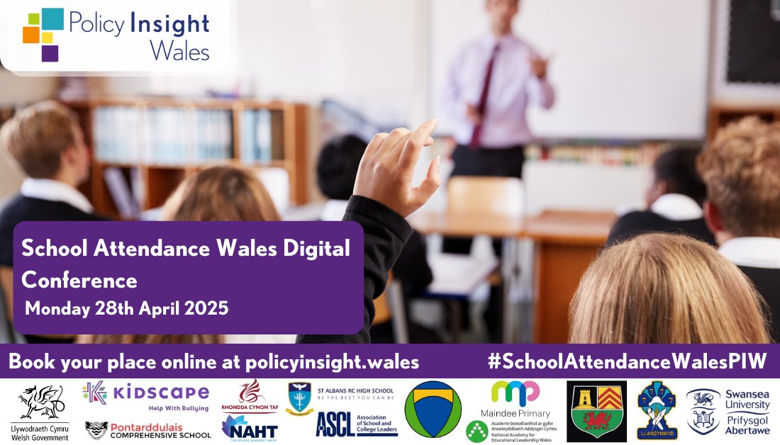 Bydd ein Prif Weithredwr, @Tegwen_Ellis, yn cadeirio Nghynhadledd Policy Insight Wales #SchoolAttendanceWalesPIW ar 28 Ebrill i drafod mewnwelediadau arfer gorau i’ch helpu i godi cyfraddau presenoldeb yn eich lleoliad.

Am fwy o wybodaeth, ewch i ow.ly/39CP50VfByU