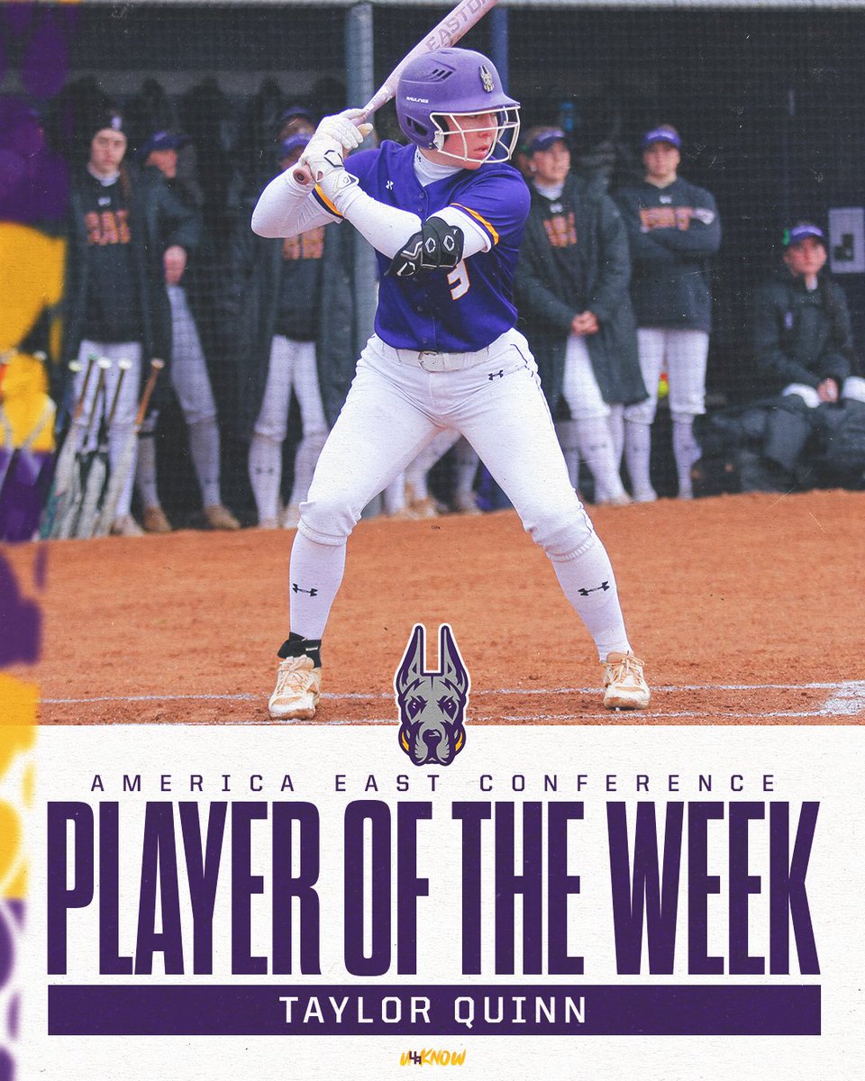 UAlbanySB's tweet photo. Congratulations to Taylor Quinn (Player), Hayley Wieczerzak (Pitcher), and Ava Beal (Rookie) on sweeping the America East weekly awards!

Full release ➡️ https://t.co/OIHD3mBmLW

#UAUKNOW // #AESB https://t.co/0TROx0z7O2