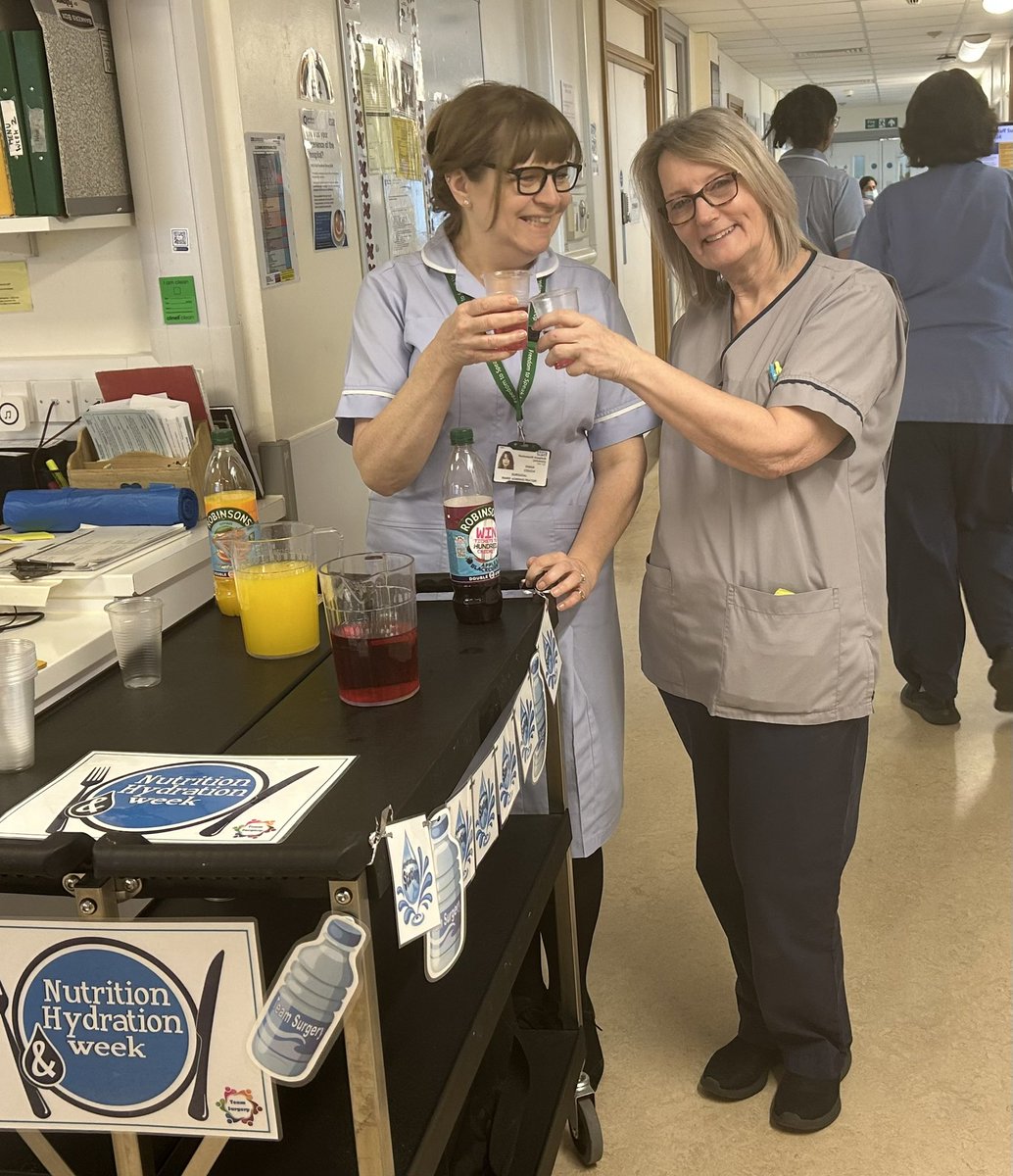 DianaCouch13 (@54321dianac) on Twitter photo To continue with our Nutrition & Hydration Week activities, today we took our Team Surgery Hydration Station to the wards, promoting the importance of keeping hydrated for staff as well as patients <a href="/cath_puttock/">cath puttock</a> <a href="/hcdocherty1/">Hannah Chadwick</a> To continue with our Nutrition & Hydration Week activities, today we took our Team Surgery Hydration Station to the wards, promoting the importance of keeping hydrated for staff as well as patients <a href="/cath_puttock/">cath puttock</a> <a href="/hcdocherty1/">Hannah Chadwick</a>