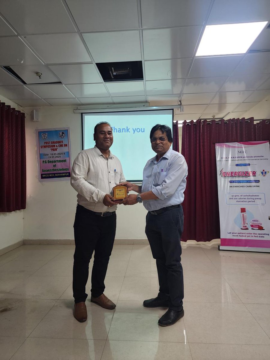 Dean & Principal, MKCG Medical College tweet media