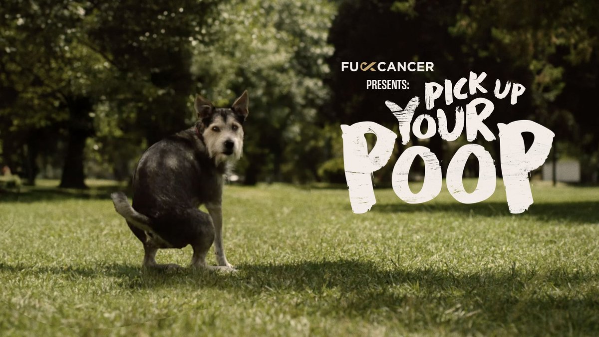 Little Black Book (@lbbonline) on Twitter photo the community's spot for <a href="/FCancerNow/">Fuck Cancer Events</a> pokes fun at the irony of pet owners’ willingness to handle dog waste while avoiding their own screening. hubs.la/Q03chZF80 the community's spot for <a href="/FCancerNow/">Fuck Cancer Events</a> pokes fun at the irony of pet owners’ willingness to handle dog waste while avoiding their own screening. hubs.la/Q03chZF80