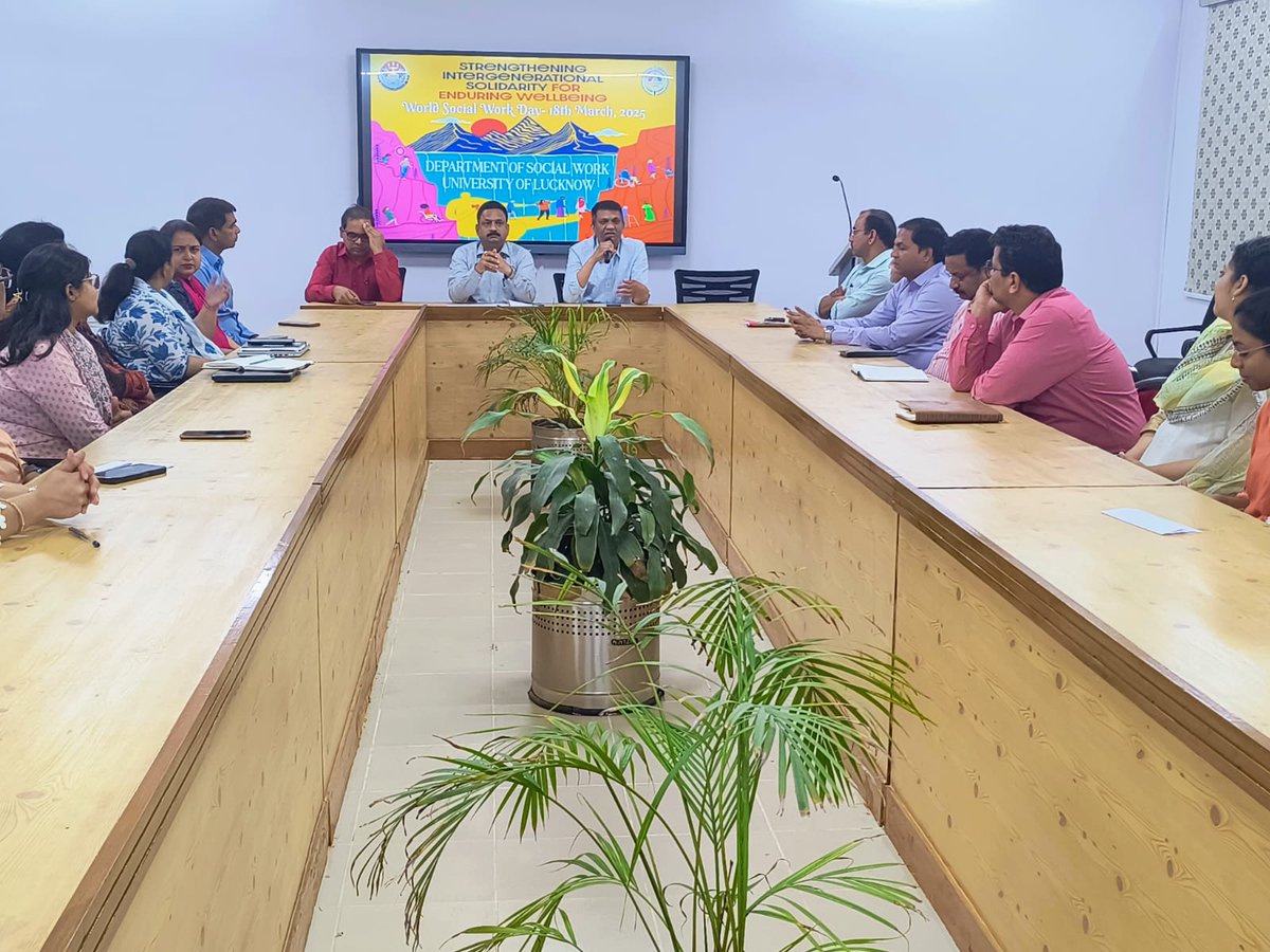 Department of Social Work, University of Lucknow tweet media