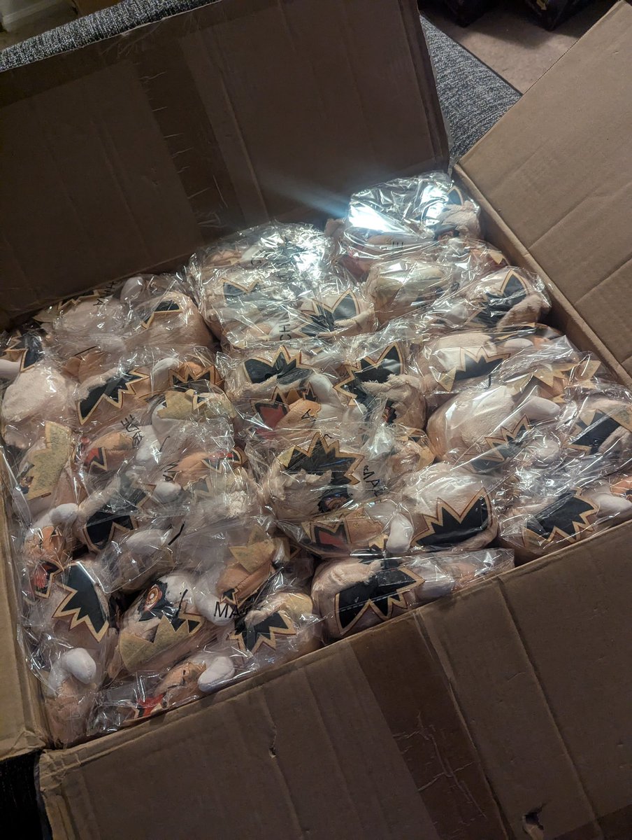 Address Change form closed! 
Thank you everyone for filling it out! 

While we’re shipping: we thought everyone would like to see the box of BakuMer that recently arrived at our Shipping Mod!