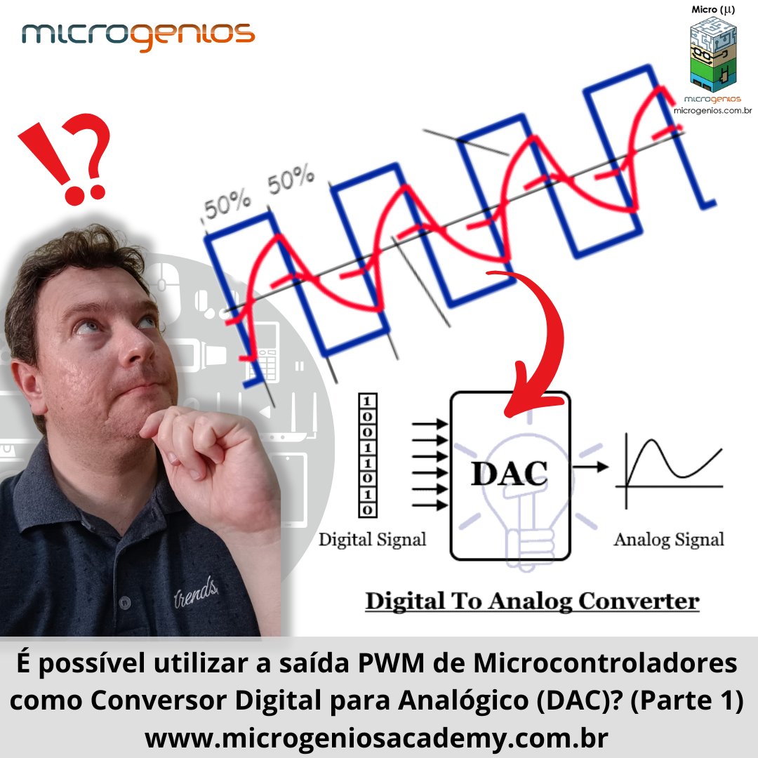 microgenios's tweet image. Saída PWM de Microcontroladores como Conversor Digital para Analógica (DAC), é possível?

Assista agora: youtu.be/mvYgpFEhzyA

#microgenios #MicrogeniosAcademy #PWM #Eletronica #DAC #IoT #microcontrolador #ESP32 #Arduino #LabGenios #RaspberyPi