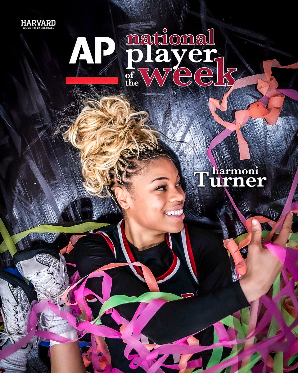 Are we surprised🤷‍♀️ 

Harmoni Turner is named the AP National Player of the Week!  

#GoCrimson x #BelieveIt
