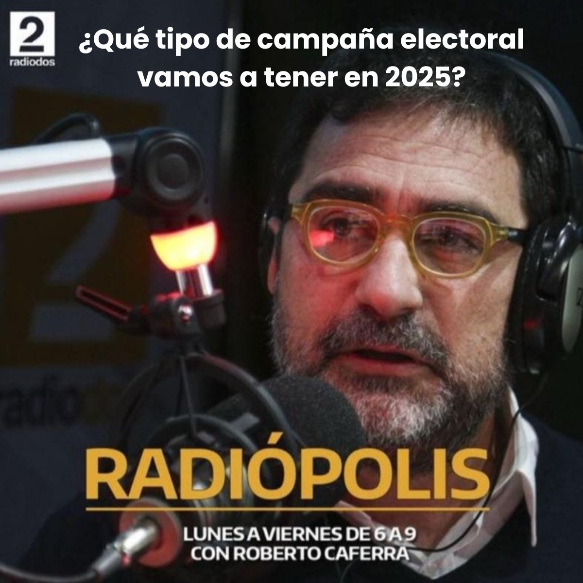 MEC_Consultores's tweet photo. ¿Qué tipo de campaña electoral vamos a tener en 2025? Compartimos la nota que le realizaron en el programa Radiópolis a nuestro director. Gracias @robercaferra 
Nota completa 👉https://t.co/VVvtKVVUUM
#movilizamoselcrecimiento #research #opinionpublica #campaña2025 #HumorSocial https://t.co/EhWfeB204Z