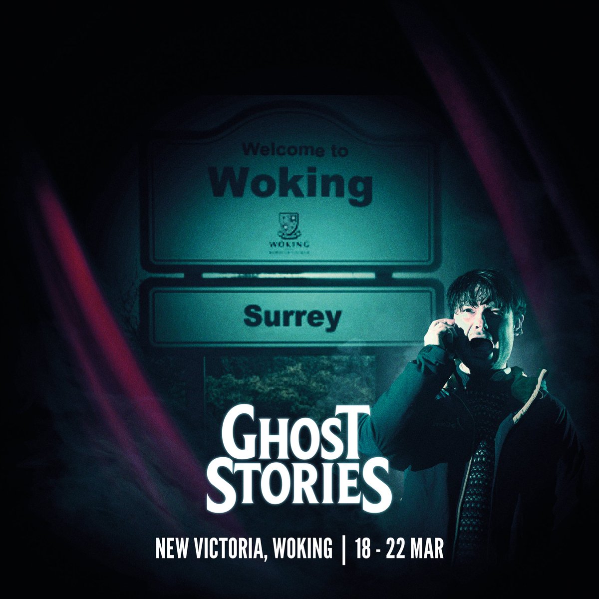 Ghost Stories (@gsonstage) on Twitter photo This week, we’re haunting <a href="/WokingTheatre/">New Victoria Theatre</a> until Saturday 22 March! 👻
Dare you book? 🎟️ ghoststoriesplay.com #GhostStoriesPlay This week, we’re haunting <a href="/WokingTheatre/">New Victoria Theatre</a> until Saturday 22 March! 👻
Dare you book? 🎟️ ghoststoriesplay.com #GhostStoriesPlay