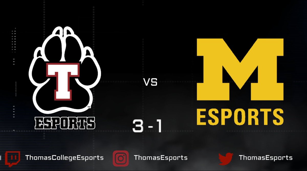Thomas Esports (@thomasesports) on Twitter photo GGs to <a href="/UMichEsports/">University of Michigan Esports</a> last night as Thomas Overwatch Black takes the series 3-1!🐶 GGs to <a href="/UMichEsports/">University of Michigan Esports</a> last night as Thomas Overwatch Black takes the series 3-1!🐶