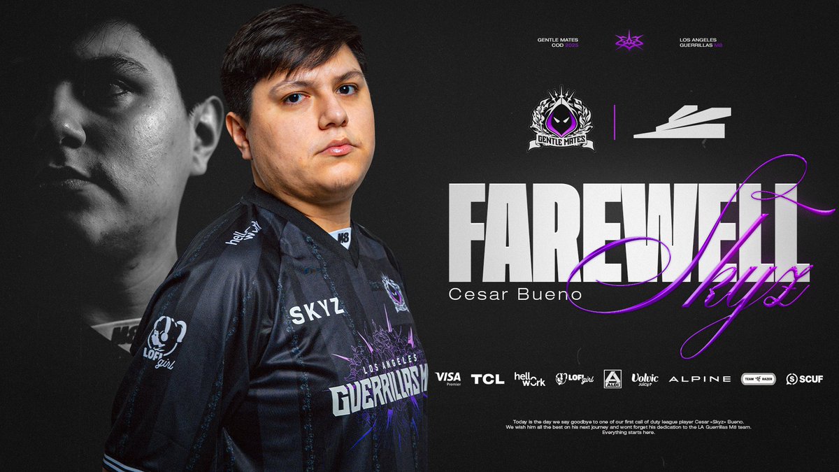 LA Guerrillas M8 (@laguerrillasm8) on Twitter photo Thank you <a href="/CesarSkyz/">OpTic Skyz</a> 🩷
Even if the results didn't live up to our expectations, Skyz always gave his best. We allow him to continue his season and demonstrate his full potential! Thank you <a href="/CesarSkyz/">OpTic Skyz</a> 🩷
Even if the results didn't live up to our expectations, Skyz always gave his best. We allow him to continue his season and demonstrate his full potential!