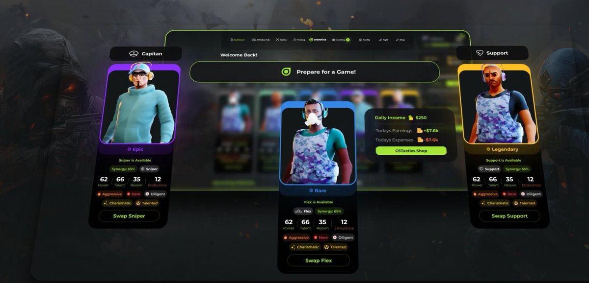 Knochen (@myknochen) on Twitter photo *Unbezahlte Werbung*
Ein Freund hat cstactics.gg gestartet & ich will das mit euch teilen! Baut euer Team, trainiert Spieler, entwickelt Taktiken, richtet euren Gaming Room ein & spielt gegen andere. Ich bin in der Beta dabei – vielleicht sieht man sich auf dem Server! *Unbezahlte Werbung*
Ein Freund hat cstactics.gg gestartet & ich will das mit euch teilen! Baut euer Team, trainiert Spieler, entwickelt Taktiken, richtet euren Gaming Room ein & spielt gegen andere. Ich bin in der Beta dabei – vielleicht sieht man sich auf dem Server!