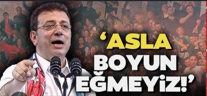 Sayın Ekrem İmamoğlu’nun 35 Yıl sonra diplomasının iptal edilmesi bir hukuk cinayetidir.Bu hukuksuz,ucube karar YOK HÜKMÜNDEDİR,TANIMIYORUZ.