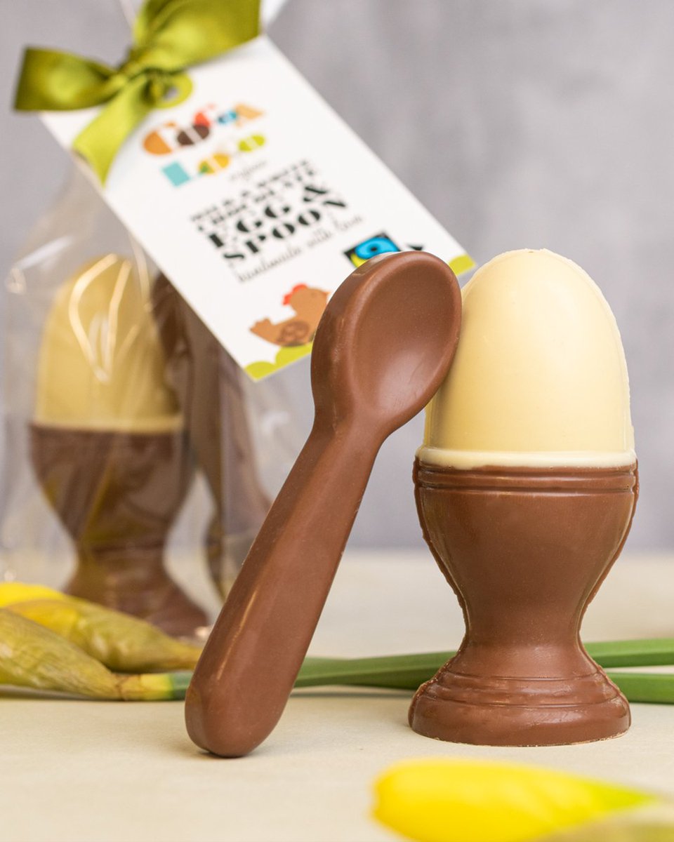 Don't just take our word for it - this is what our customers think of this little duo ⭐⭐⭐⭐⭐⁠
⁠
"What's not to love about this chocolate egg &amp; spoon?⁠
Delicious great quality solid chocolate. A quirky Easter gift and now a firm favourite in our house." 🍫 ✨⁠