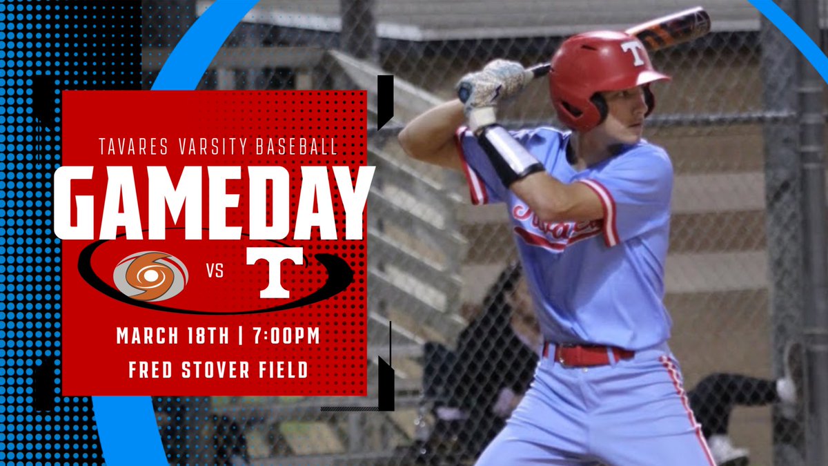 ‼️GAMEDAY‼️

The Dawgs are back in action tonight as they take on District rival the Mount Dora Hurricanes! 🔴⚪️

🆚: MDHS vs THS
⏰: JV 4:00 PM/Varsity 7:00 PM
📍: Fred Stover Field