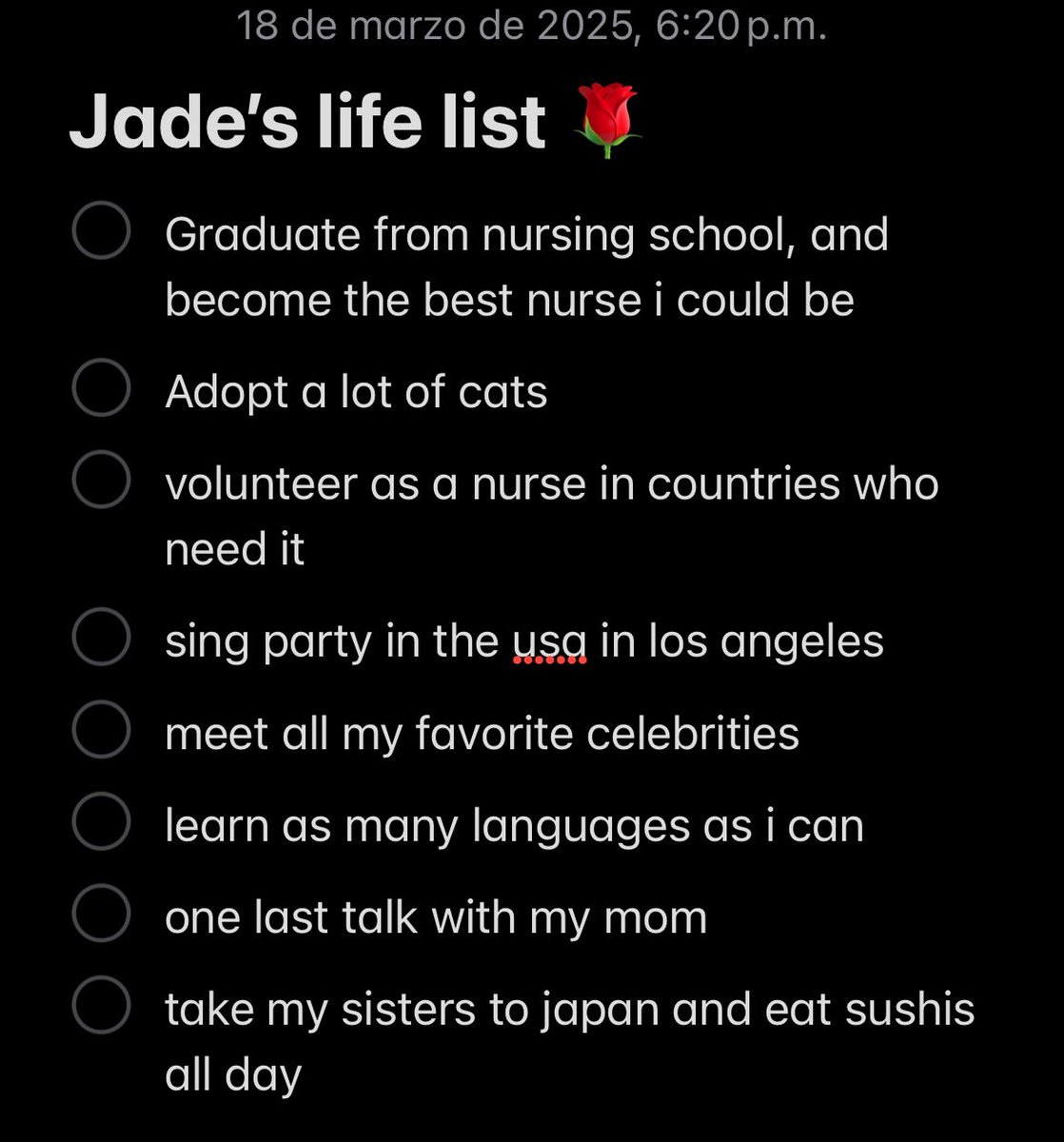 chillinwsofia's tweet image. made my life list for #TheLifeList on netflix @SofiaCarson what do we think?