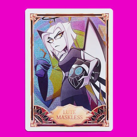 New card drops in the official Hazbin Store. Lute and Adam