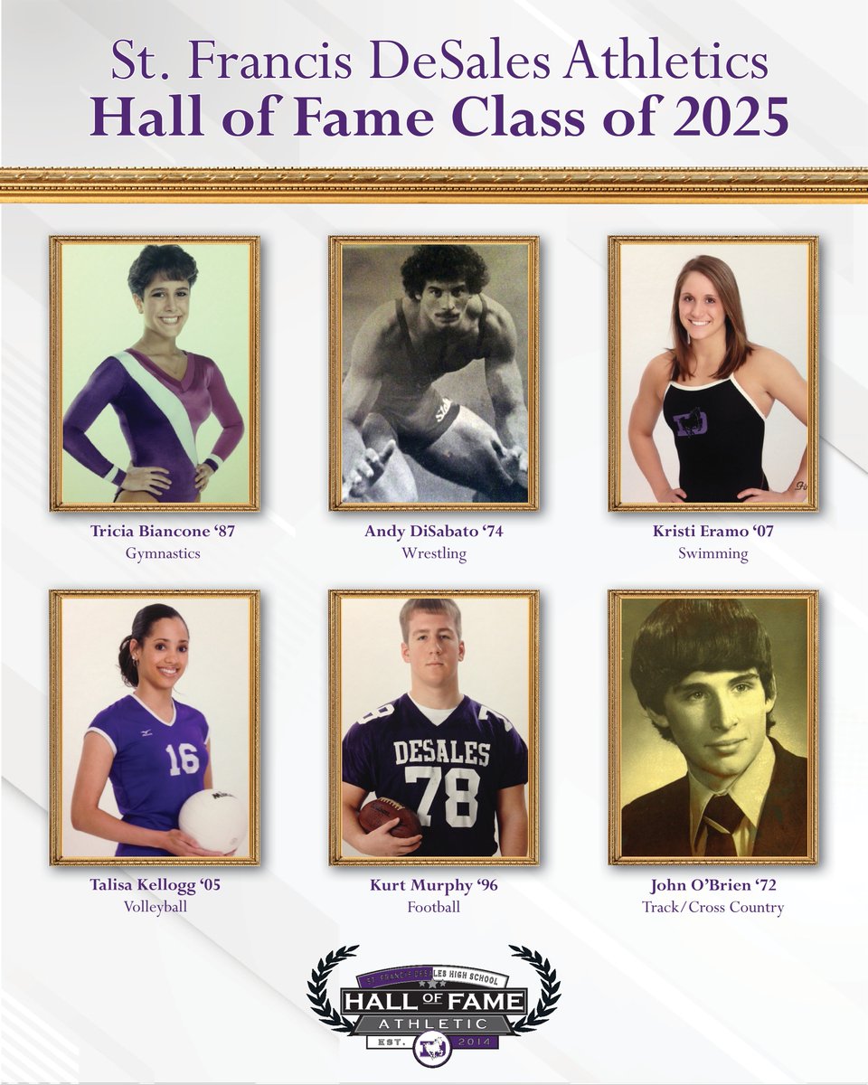 We are proud to announce the 2025 SFD Athletic Hall of Fame Class: Tricia Biancone '87, Andy DiSabato '74, Kristi Eramo '07, Talisa Kellogg '05, Kurt Murphy '96, and John O'Brien '72!

We will celebrate their accomplishments at An Evening of Distinction on May 10th!

#GoStallions