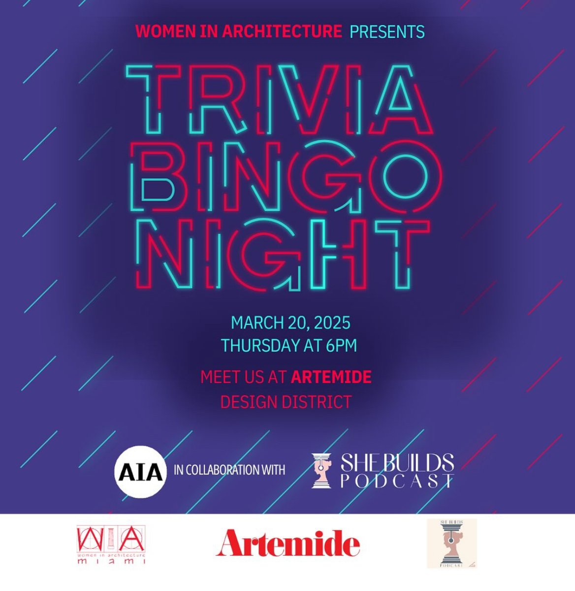 Anyone in South Florida? Come join Jessica this Thursday with the folks from WIA Miami for a fun night of trivia and bingo! It’s free to attend - register to attend.