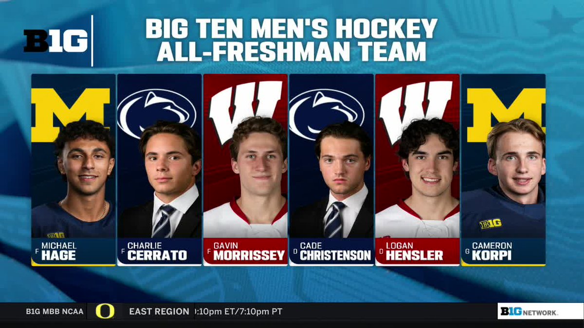 This all-freshman team is loaded 💪

#B1GHockey