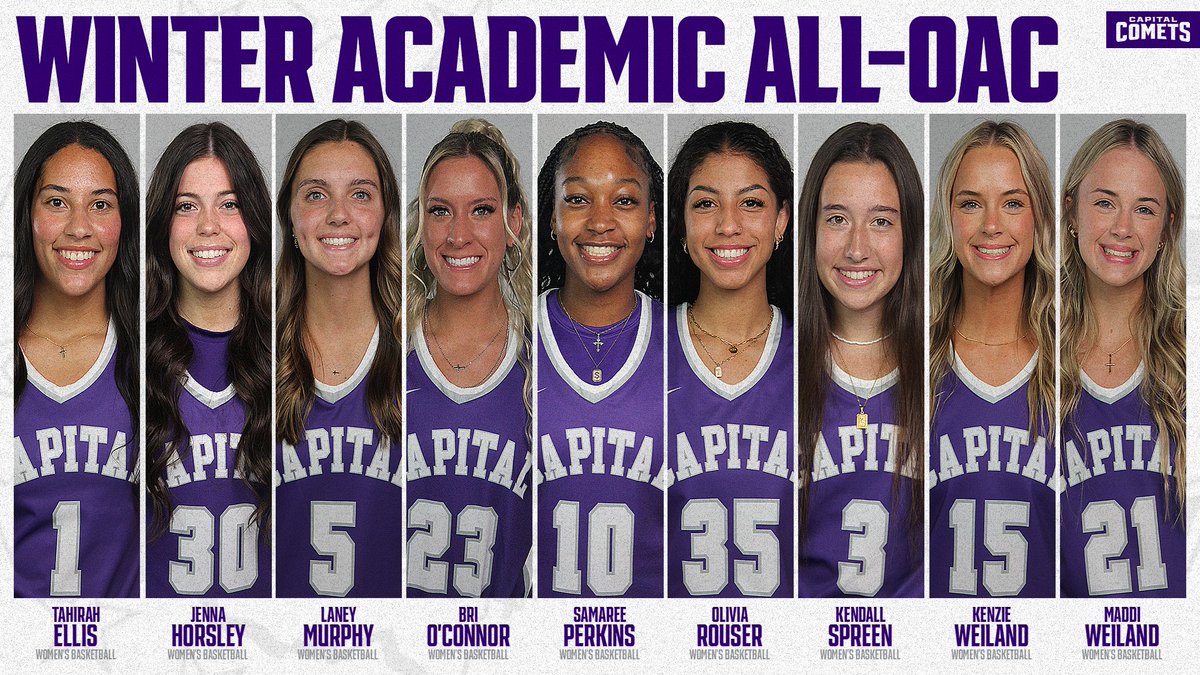 CapitalWBB (@capitalwbb) on Twitter photo Our Academic All-OAC for 2024-2025! Super proud of this group! Our Academic All-OAC for 2024-2025! Super proud of this group!