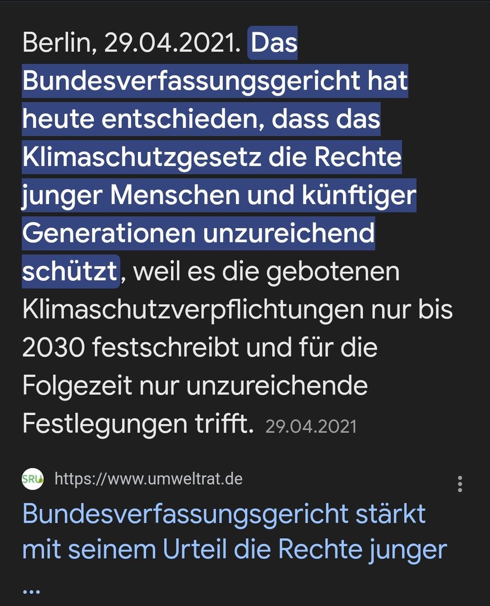 Kann mir einer erklären,warum das #BVerfG sich HIER um die Rechte künftiger Generationen besorgt gezeigt hat (als es um Klimagedöns gegangen ist),aber es ihm jetzt egal ist,wenn #Merz auf Kosten zukünftiger Generation 1 Bio. EUR Schulden aufnimmt?#schuldenbremse #AfD #cdukorrupt