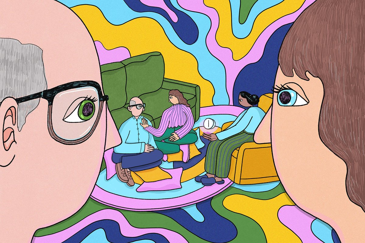 "This whole time, nothing 'happened,' per se. We were just three people sitting in a room somewhere in downtown Portland. And yet normal life was millions of miles away." —Seth Lorinczi in "Our Therapist Gave My Wife and Me MDMA—and It Saved Our Marriage" narratively.com/p/therapist-md…