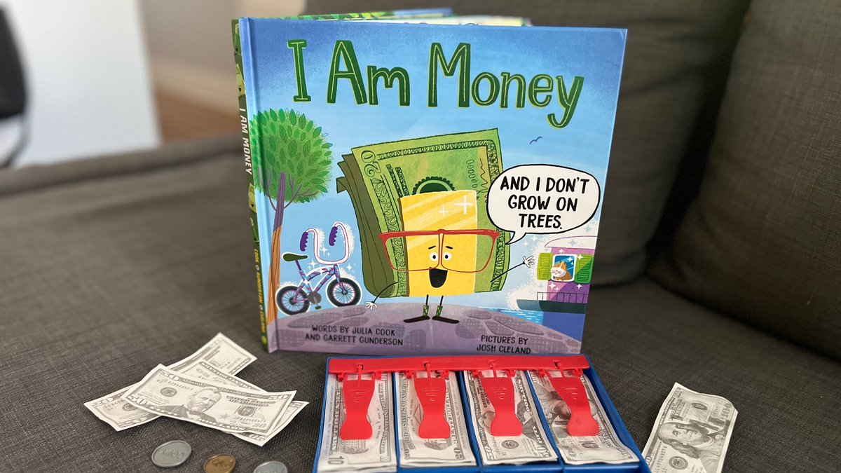 KidTime StoryTime (@kidtimestory) on Twitter photo I'm SHOWING YOU THE MONEYYY for #FinancialLiteracyMonth!💰
I AM MONEY from <a href="/SourcebooksKids/">Sourcebooks Kids</a> is the rare book that's super entertaining while teaching kids what money means, how to make it, & THIS IS A BIGGIE - how to spend it wisely.
🌳💵#ReadAloud at youtu.be/ExqgWRceOaQ 💳 I'm SHOWING YOU THE MONEYYY for #FinancialLiteracyMonth!💰
I AM MONEY from <a href="/SourcebooksKids/">Sourcebooks Kids</a> is the rare book that's super entertaining while teaching kids what money means, how to make it, & THIS IS A BIGGIE - how to spend it wisely.
🌳💵#ReadAloud at youtu.be/ExqgWRceOaQ 💳