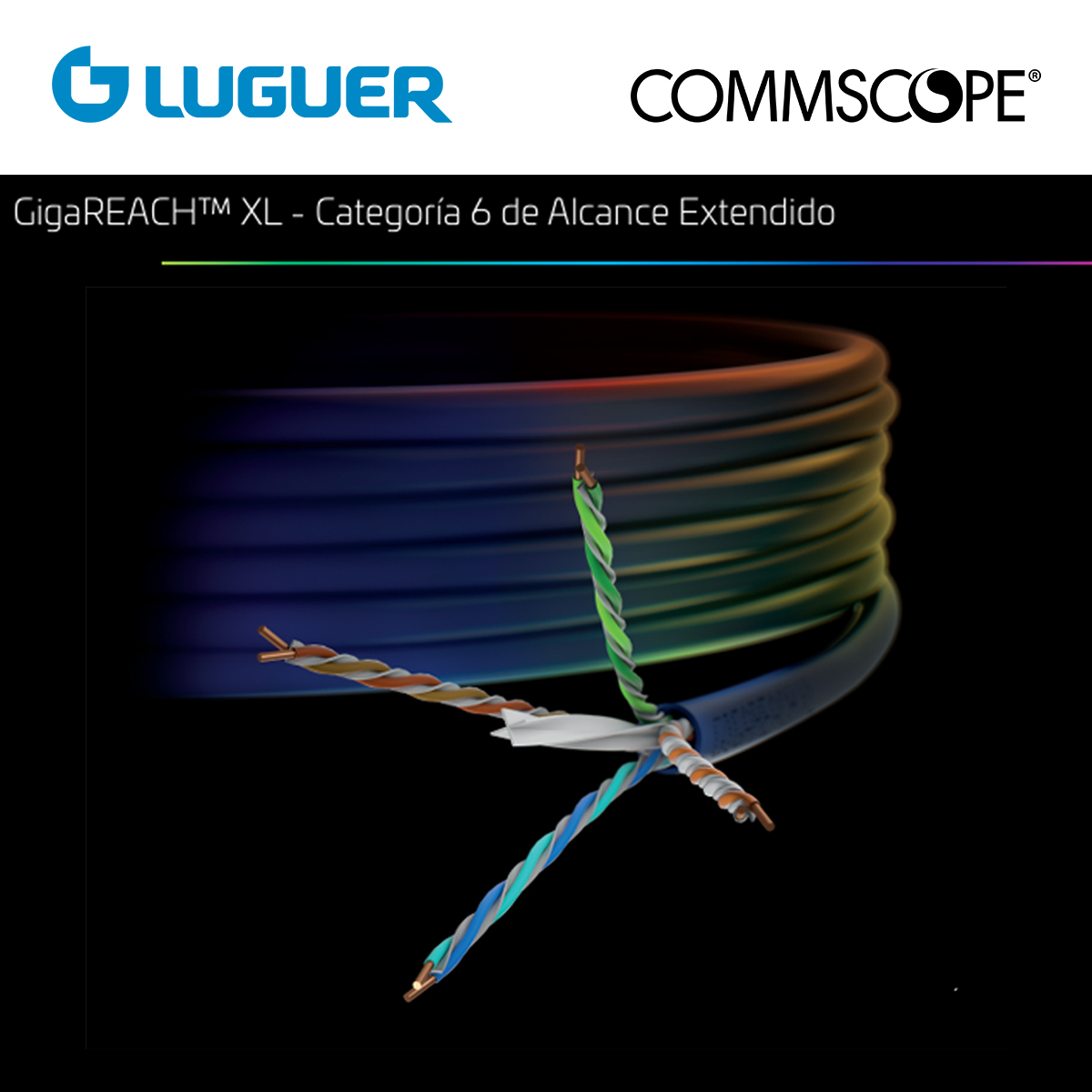 #Sabiasque GigaREACH XL™ es la primera solución UTP Cat 6 que garantiza la compatibilidad con 100 Mbps/90 W hasta 200 m, 1 Gbps/90 W hasta 150 metros y 10 Mbps/90 W hasta 250 m. 

Disponible en Luguer.

#Luguer #Innovacion #CommScopeLATAM #GigaREACH