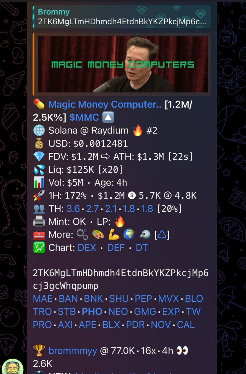 Once again our private chat cooked with gas 🔥

Shoutout to @ZottoAI for the goated auto bid catching this generational entry on $MMC! One I was able to get the homies into as well.

Another 16x for chat and a W for this automated super app

Don't fade gud tek