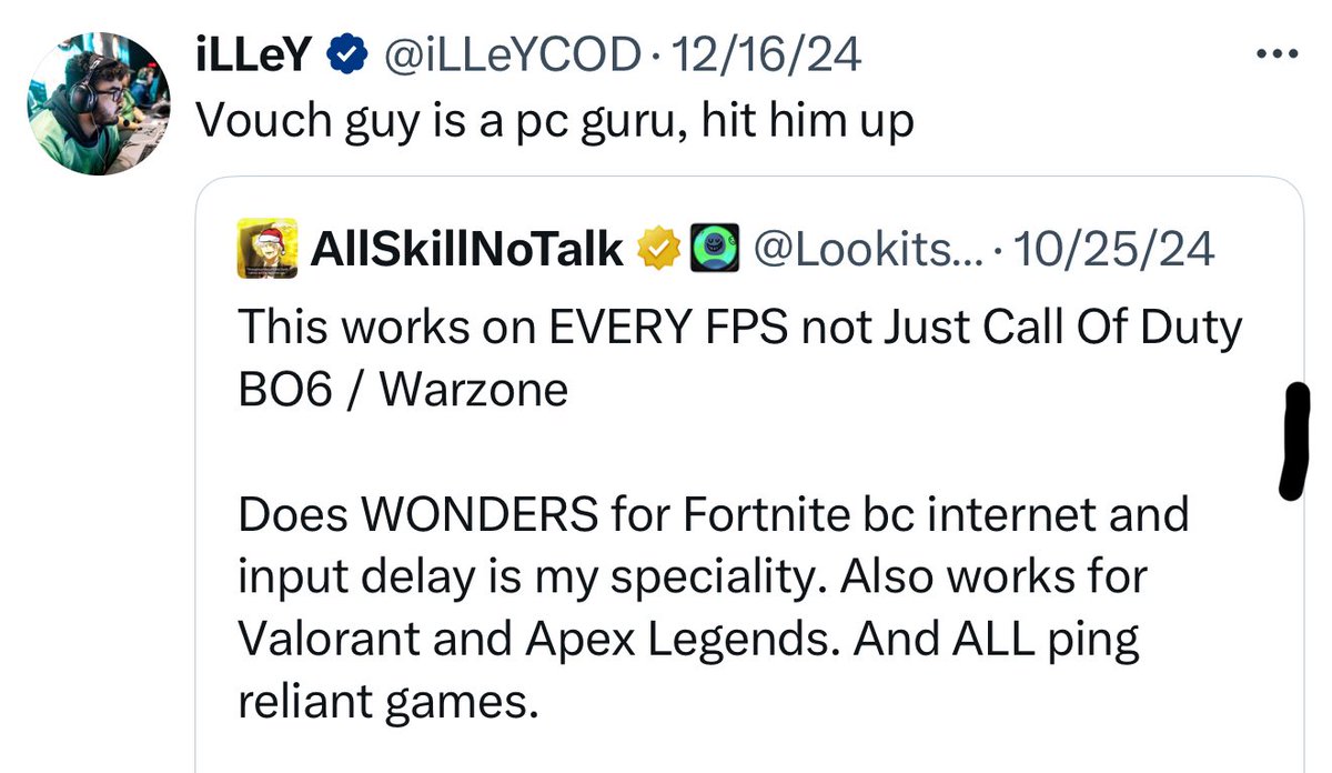RonnieInteL's tweet image. I never vouch for anyone, but I’ve never been disappointed by allskill and when I ask pro’s who’s legit everyone always says only trust allskill. He&apos;s helped me out plenty of times 

If you need a PC or internet Opti only go to him.