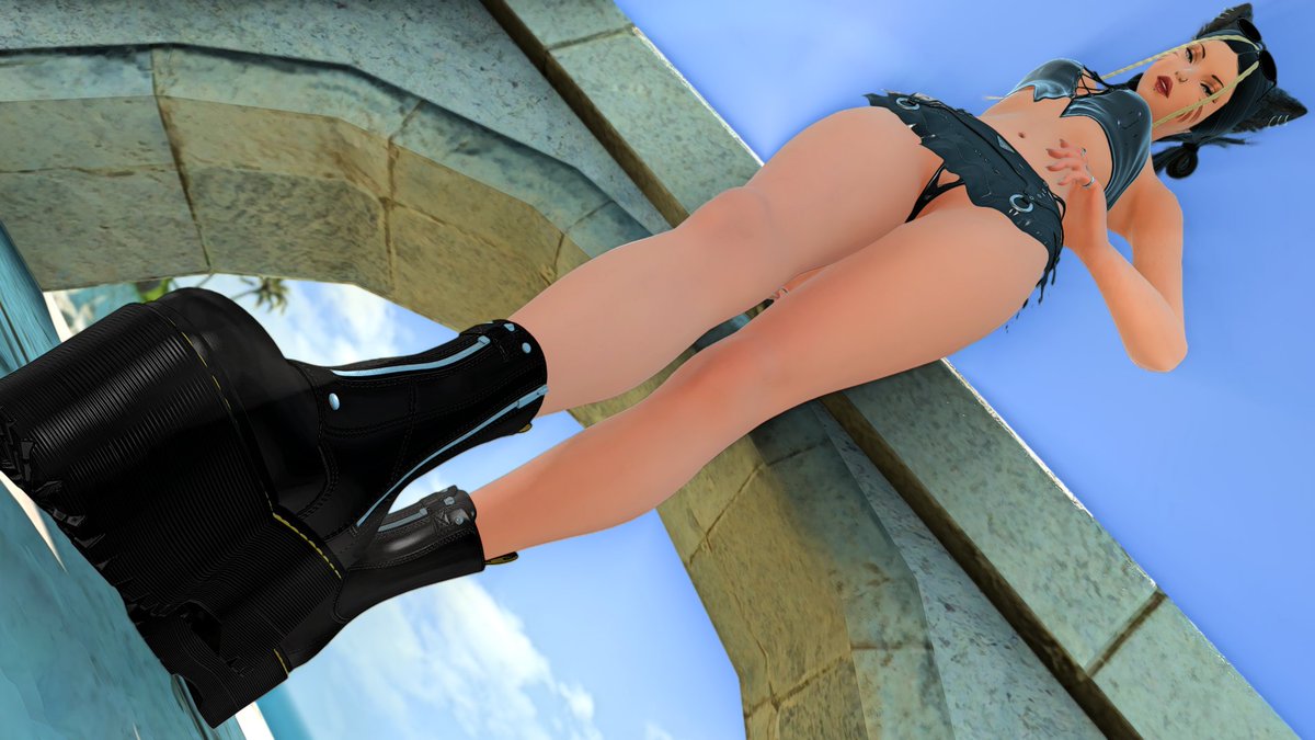 The ass and the boots that could squash you like a fucking bug.

2DFD