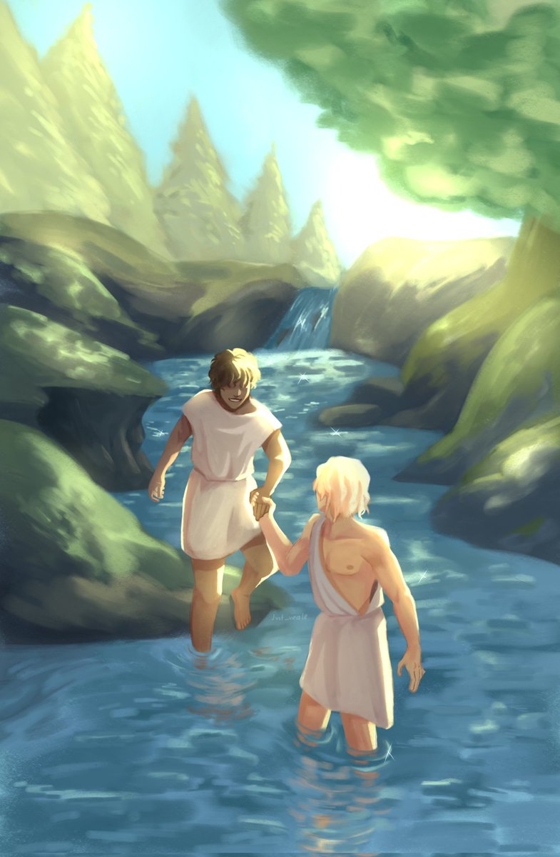 just_vea18's tweet image. Two in the River

[Patrochilles - Homework]
