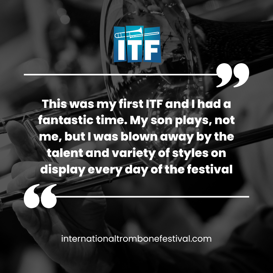 You don’t have to be a trombonist to enjoy the ITF. Why not come along to the ITF this summer in Ontario, Canada? (16-19 July) Loads of touristy things to do nearby too!
Head to InternationalTromboneFestival.com to find out more ⭐️