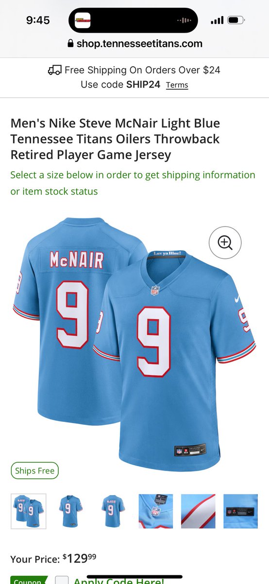 🚨SCOOBSGIVEAWAYS🚨 
Well with the draft around the corner It’s giveaway season and since there has been so much talk about the quarterback this year, I figure I’d start a year off with the McNair jersey giveaway 
Follow 
Retweet 
Tag a Titans fan 
The winner will be chosen