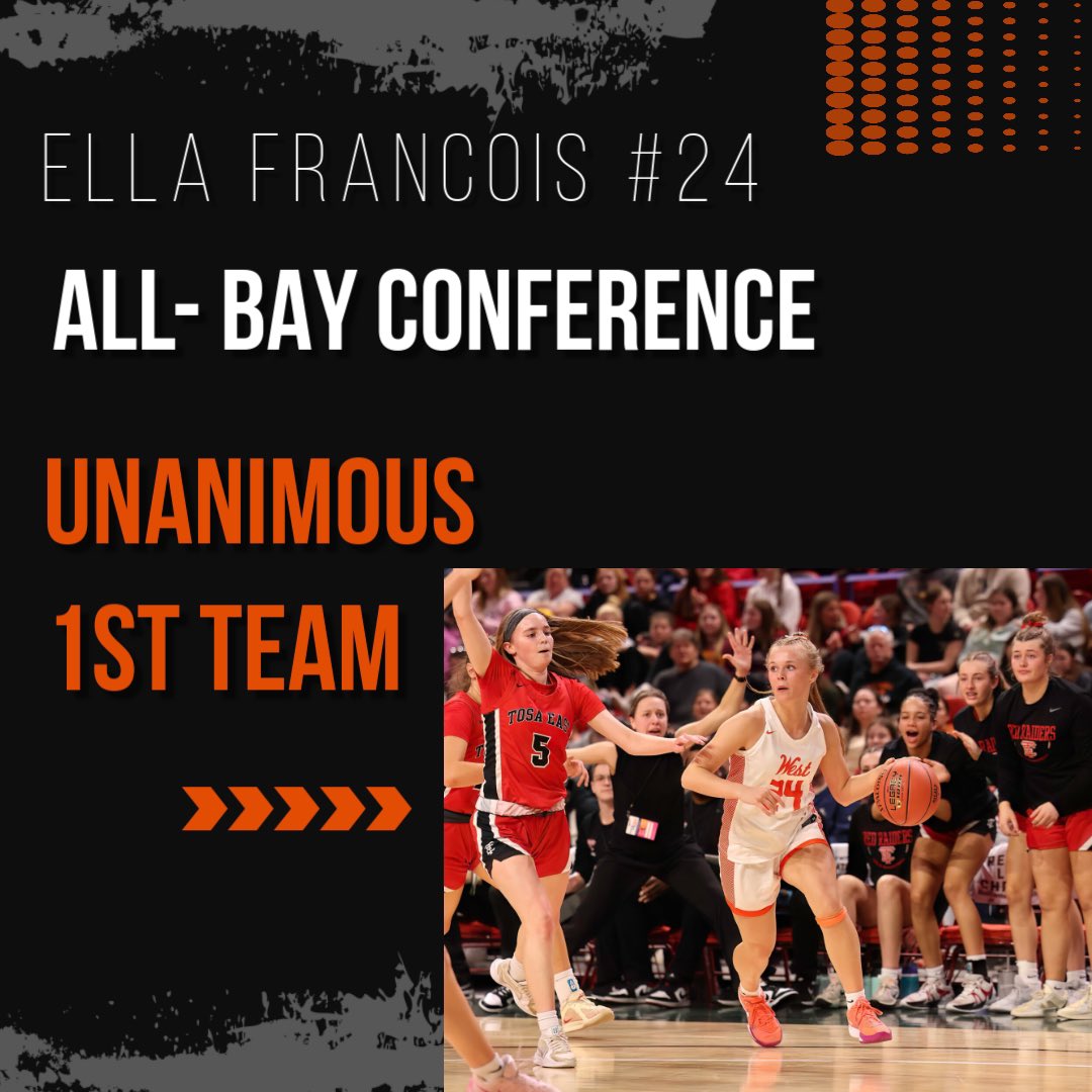 WDP Phantom Girls Basketball (@phantomsgbb) on Twitter photo Congratulations to Senior Ella Francois <a href="/EllaFrancois24/">Ella Francois</a> for being selected Unanimous 1st Team All-Bay Conference! Congratulations to Senior Ella Francois <a href="/EllaFrancois24/">Ella Francois</a> for being selected Unanimous 1st Team All-Bay Conference!